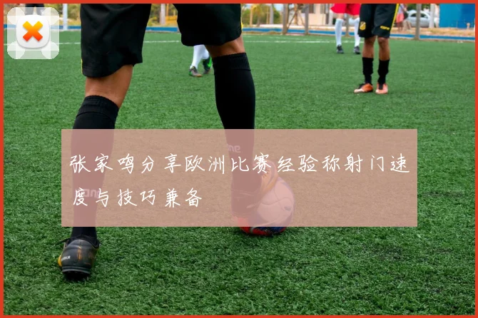 张家鸣分享欧洲比赛经验称射门速度与技巧兼备